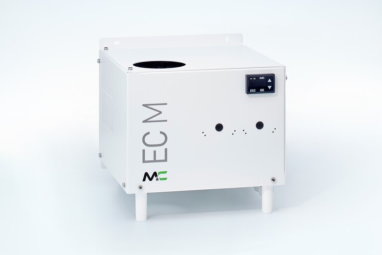 Oblique view of Compressor Gas Cooler ECM-2